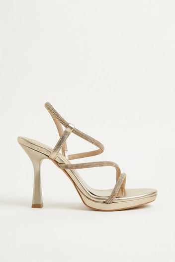 TFP - Platform Stiletto Sandals - Gold