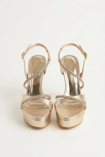 TFP - Platform Stiletto Sandals - Gold