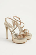 TFP - Platform Stiletto Sandals - Gold