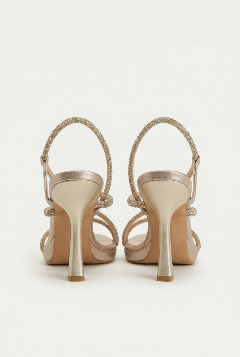 TFP - Platform Stiletto Sandals - Sand Matte