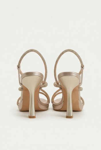 TFP - Platform Stiletto Sandals - Sand Matte