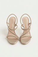 TFP - Platform Stiletto Sandals - Sand Matte