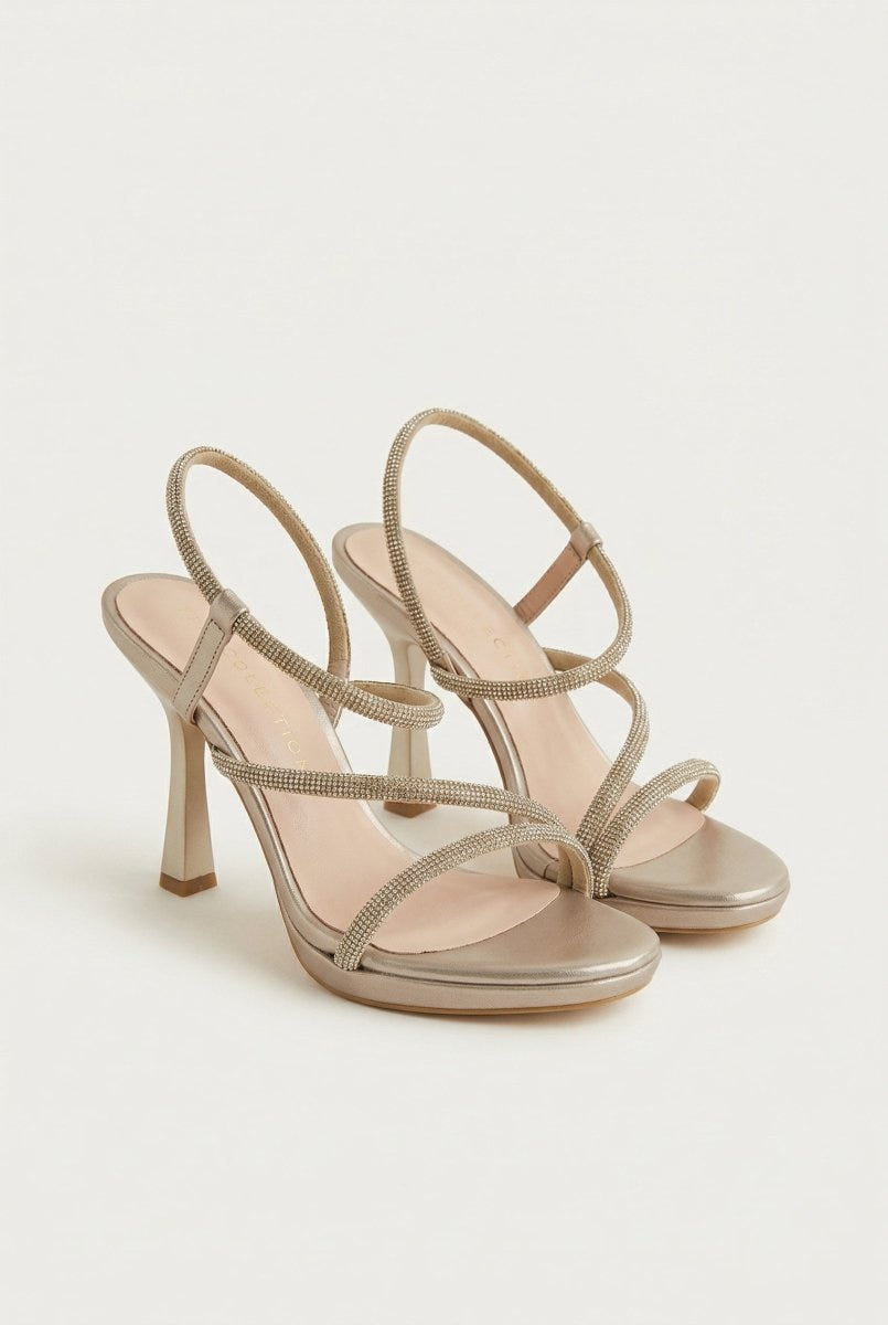 TFP - Platform Stiletto Sandals - Sand Matte
