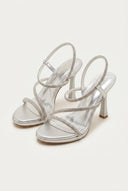 TFP - Platform Stiletto Sandals - Silver Metallic