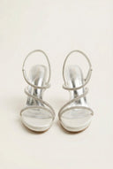TFP - Platform Stiletto Sandals - White Pearl