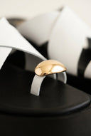 TFP - Platform Toe Ring Sandals Crossover - White Matte