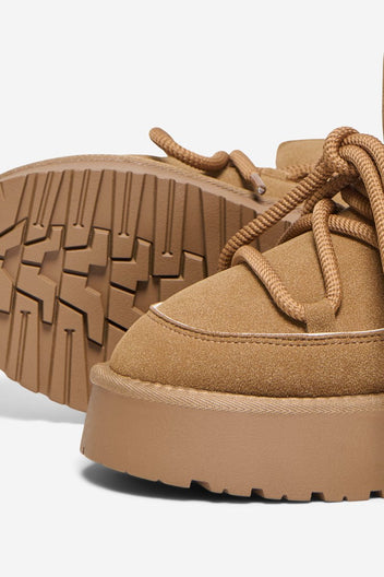 Platform Winter Boots ONLY 15355775 - Camel Suede - thefashionproject.gr - ONLY