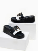 Πλατφόρμες δερμάτινες Mariella Fabiani 2441/75 - Μαύρο - thefashionproject.gr - Mariella Fabiani