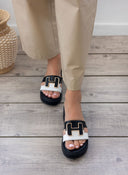Πλατφόρμες δερμάτινες Mariella Fabiani 2441/75 - Μαύρο - thefashionproject.gr - Mariella Fabiani