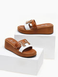 Πλατφόρμες δερμάτινες Mariella Fabiani 2441/75 - Ταμπά - thefashionproject.gr - Mariella Fabiani