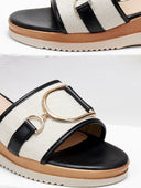 Πλατφόρμες με μεταλλική αγκράφα ERYNN - Μαύρο - thefashionproject.gr - ERYNN