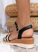 Πλατφόρμες με μπαρέτα ERYNN - Μαύρο - thefashionproject.gr - ERYNN