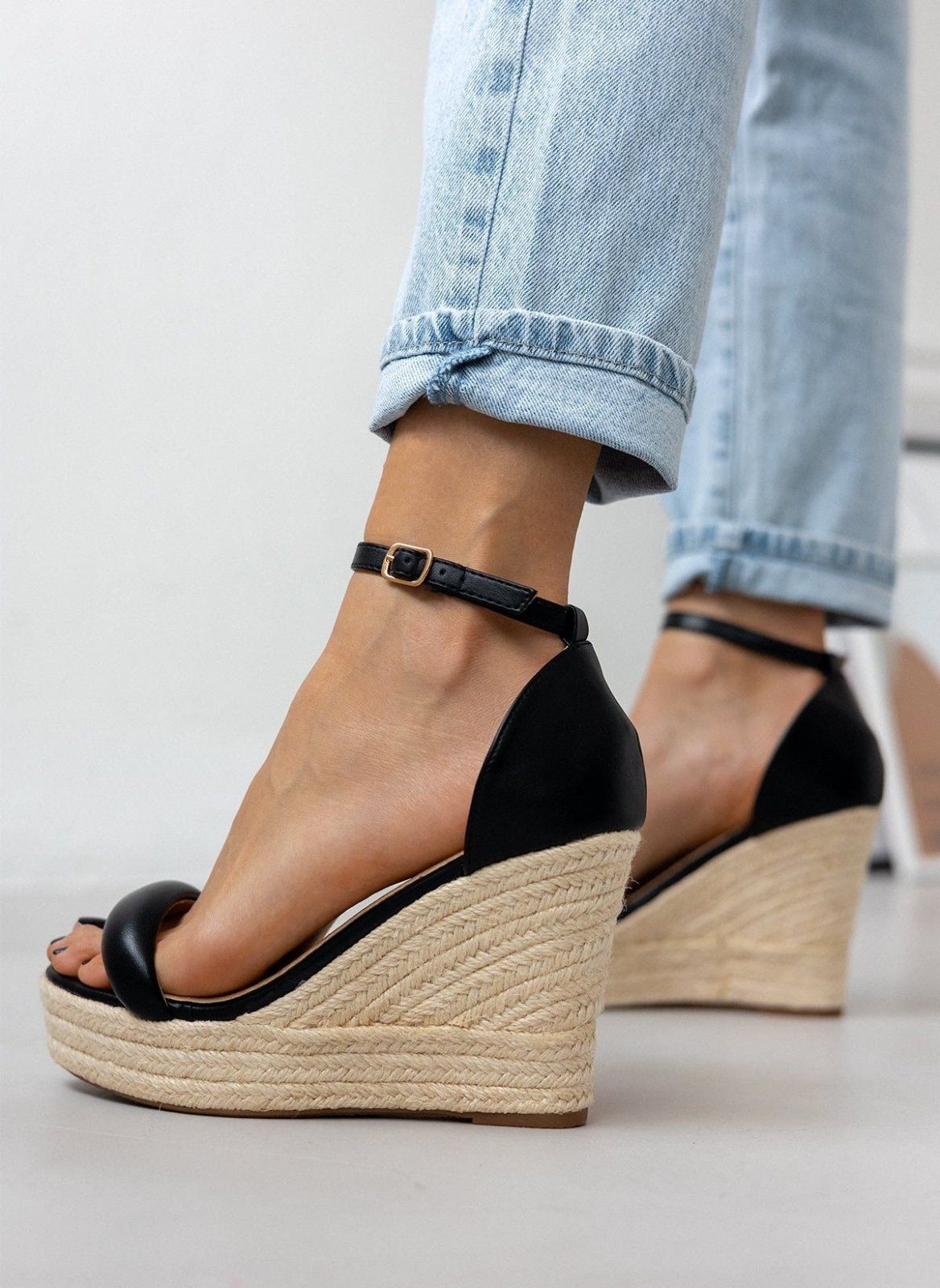Πλατφόρμες με μπαρέτα - Μαύρο - thefashionproject.gr - The Fashion Project