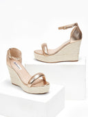 Πλατφόρμες με μπαρέτα - Χαλκός - thefashionproject.gr - The Fashion Project