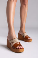 Πλατφόρμες με ψάθα Estil - Ταμπά - thefashionproject.gr - Estil