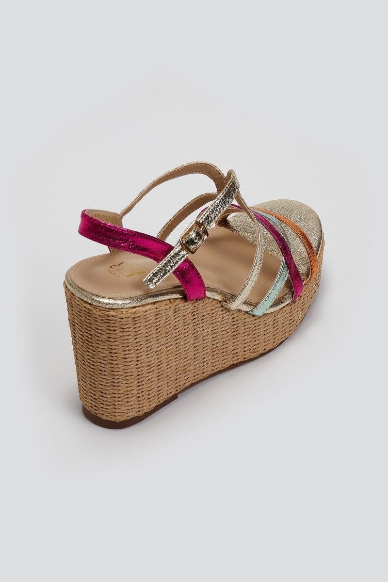 Πλατφόρμες με ψάθα στη σόλα ERYNN - Multi - thefashionproject.gr - ERYNN