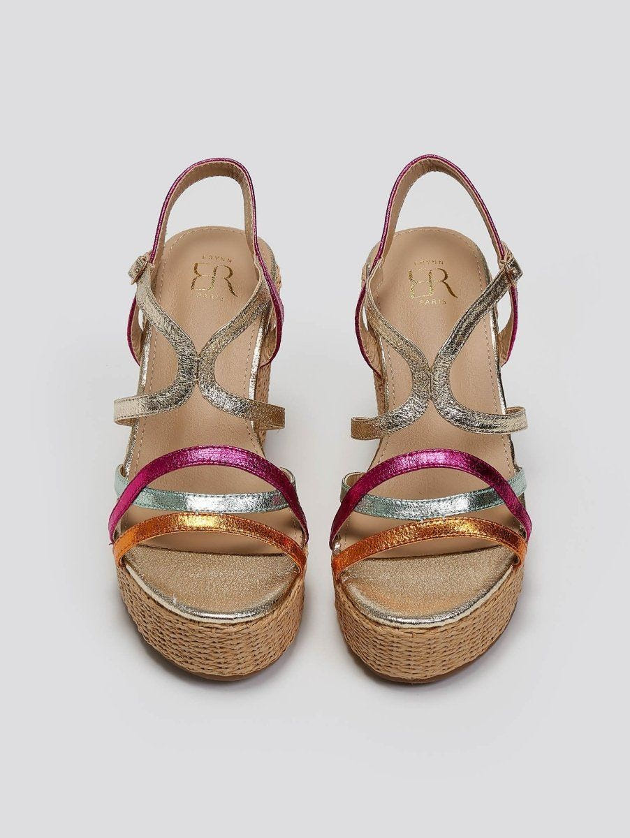 Πλατφόρμες με ψάθα στη σόλα ERYNN - Multi - thefashionproject.gr - ERYNN