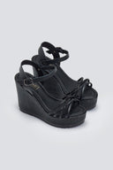 Πλατφόρμες με στρας Estil - Μαύρο - thefashionproject.gr - Estil