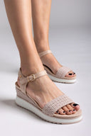 Πλατφόρμες με σχοινί Xti 143857 - Μπεζ - thefashionproject.gr - Studio Eleven
