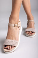 Πλατφόρμες με σχοινί Xti 143857 - Μπεζ - thefashionproject.gr - Studio Eleven