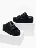 Πλατφόρμες ψάθινες με στρας Mariella Fabiani 2422/05