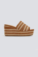Πλατφόρμες σχοίνινες CARMELA 162237 - Κάμελ - thefashionproject.gr - CARMELA