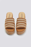 Πλατφόρμες σχοίνινες CARMELA 162237 - Κάμελ - thefashionproject.gr - CARMELA
