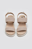 Πλατφόρμες σχοίνινες Xti 143858 - Μπεζ - thefashionproject.gr - Xti Footwear