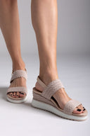 Πλατφόρμες σχοίνινες Xti 143858 - Μπεζ - thefashionproject.gr - Xti Footwear