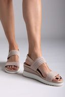 Πλατφόρμες σχοίνινες Xti 143858 - Μπεζ - thefashionproject.gr - Xti Footwear