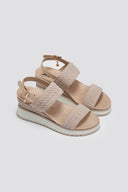 Πλατφόρμες σχοίνινες Xti 143858 - Μπεζ - thefashionproject.gr - Xti Footwear