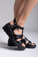 Πλατφόρμες χαμηλές Refresh 172686 - Μαύρο - thefashionproject.gr - Refresh