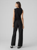Πλεκτό αμάνικο τοπ Vero Moda 10297855 - Μαύρο - thefashionproject.gr - VERO MODA