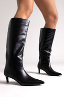 Pointed - Toe Boots with Kitten Heel ONLY 15356463 - Black Matte - thefashionproject.gr - ONLY