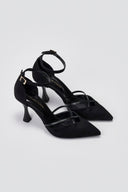 Pointed - Toe Heels TFP - Black Suede - thefashionproject.gr - TFP