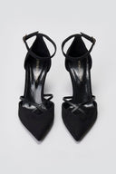 Pointed - Toe Heels TFP - Black Suede - thefashionproject.gr - TFP