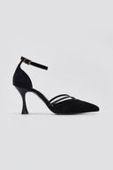 Pointed - Toe Heels TFP - Black Suede - thefashionproject.gr - TFP