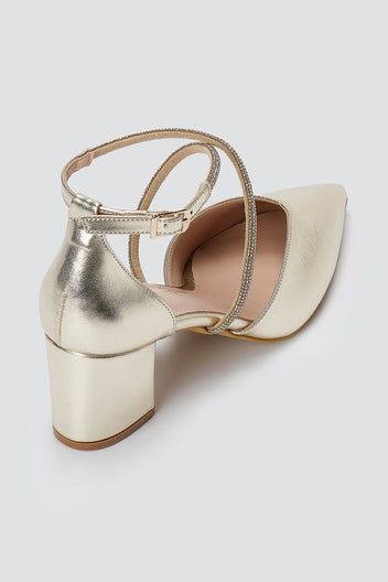 TFP - Pointed Toe Pumps - Gold