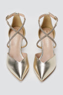 TFP - Pointed Toe Pumps - Gold