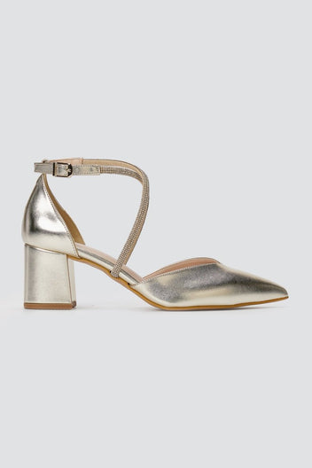 TFP - Pointed Toe Pumps - Gold