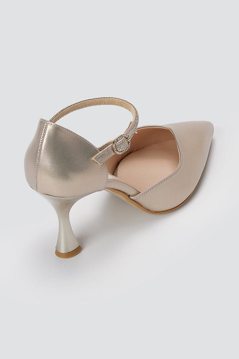 TFP - Pointed Toe Pumps - Sand Matte
