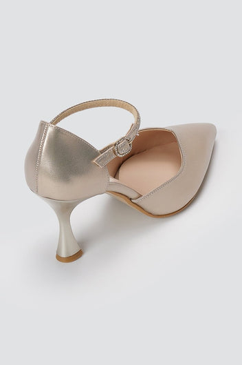 TFP - Pointed Toe Pumps - Sand Matte