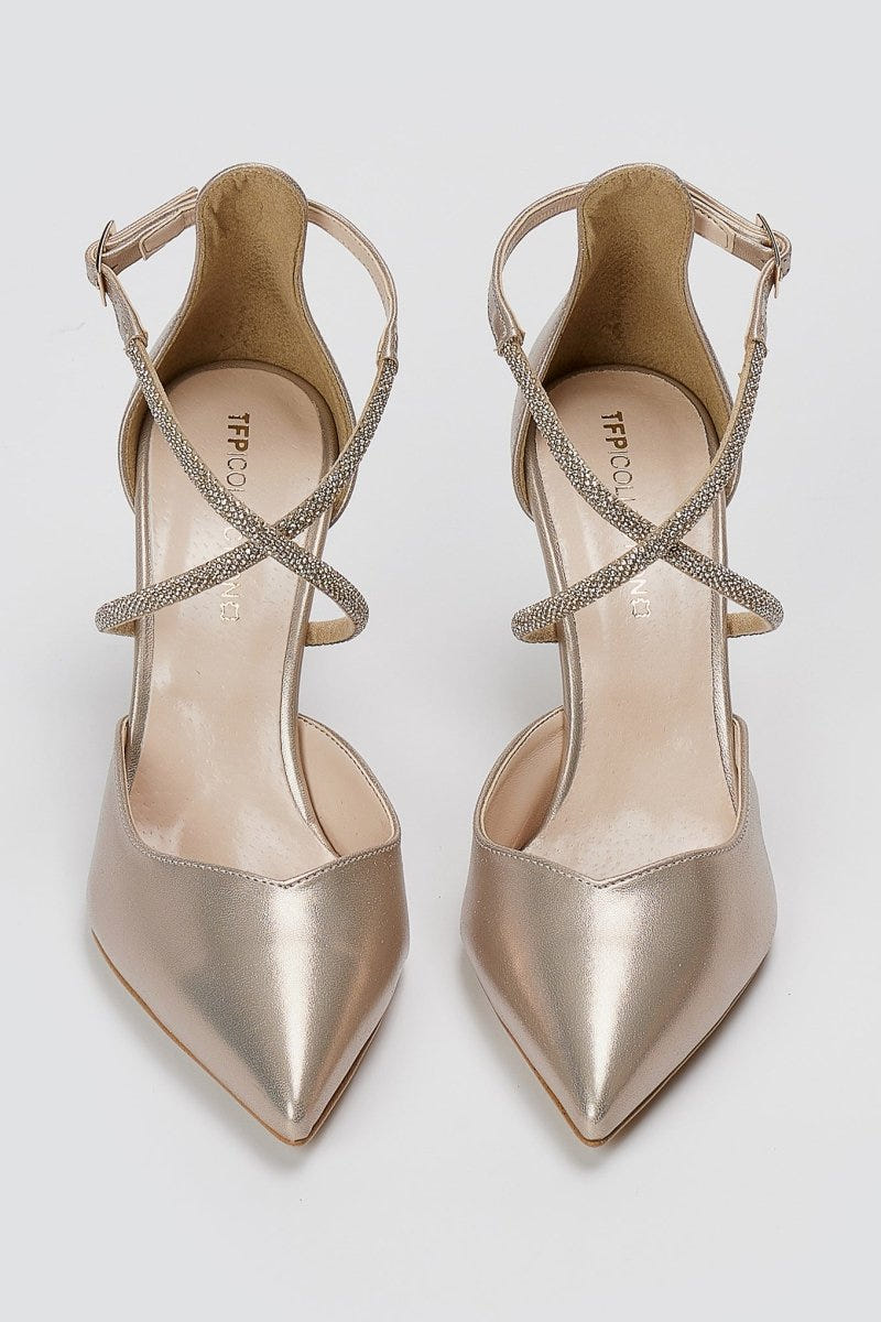 TFP - Pointed Toe Pumps - Sand Matte