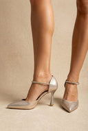 TFP - Pointed Toe Pumps - Sand Matte
