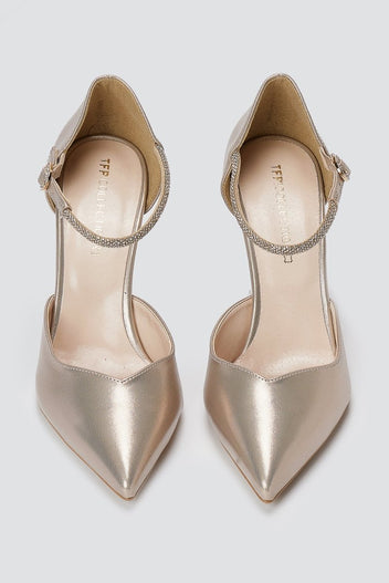 TFP - Pointed Toe Pumps - Sand Matte