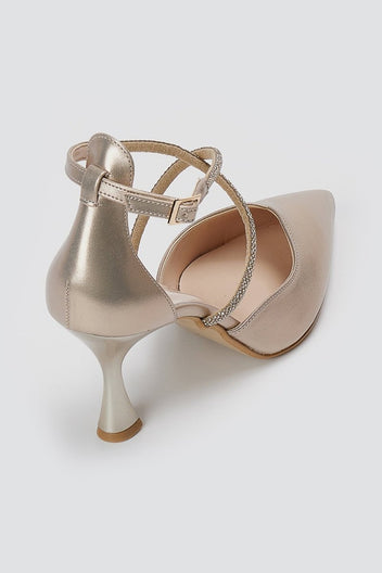 TFP - Pointed Toe Pumps - Sand Matte