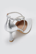 TFP - Pointed Toe Pumps - Silver Metallic