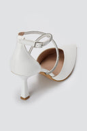 TFP - Pointed Toe Pumps - White Matte