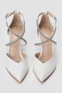 TFP - Pointed Toe Pumps - White Matte