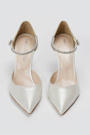 TFP - Pointed Toe Pumps - White Pearl